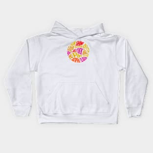 Groovy circle Kids Hoodie